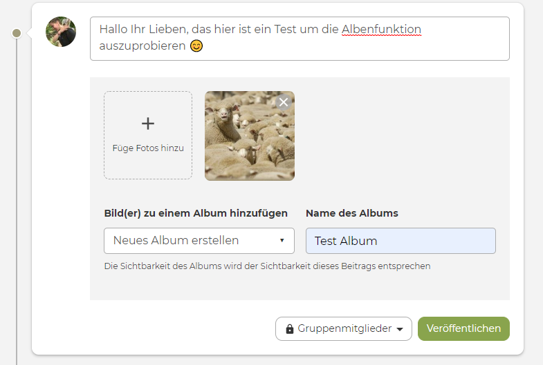 neues oder bestehendes Album