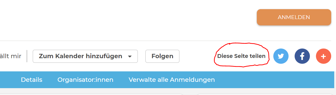 Teilen-Button